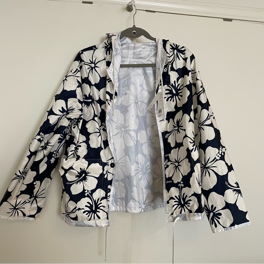 Women’s Tory Burch floral reversible windbreaker